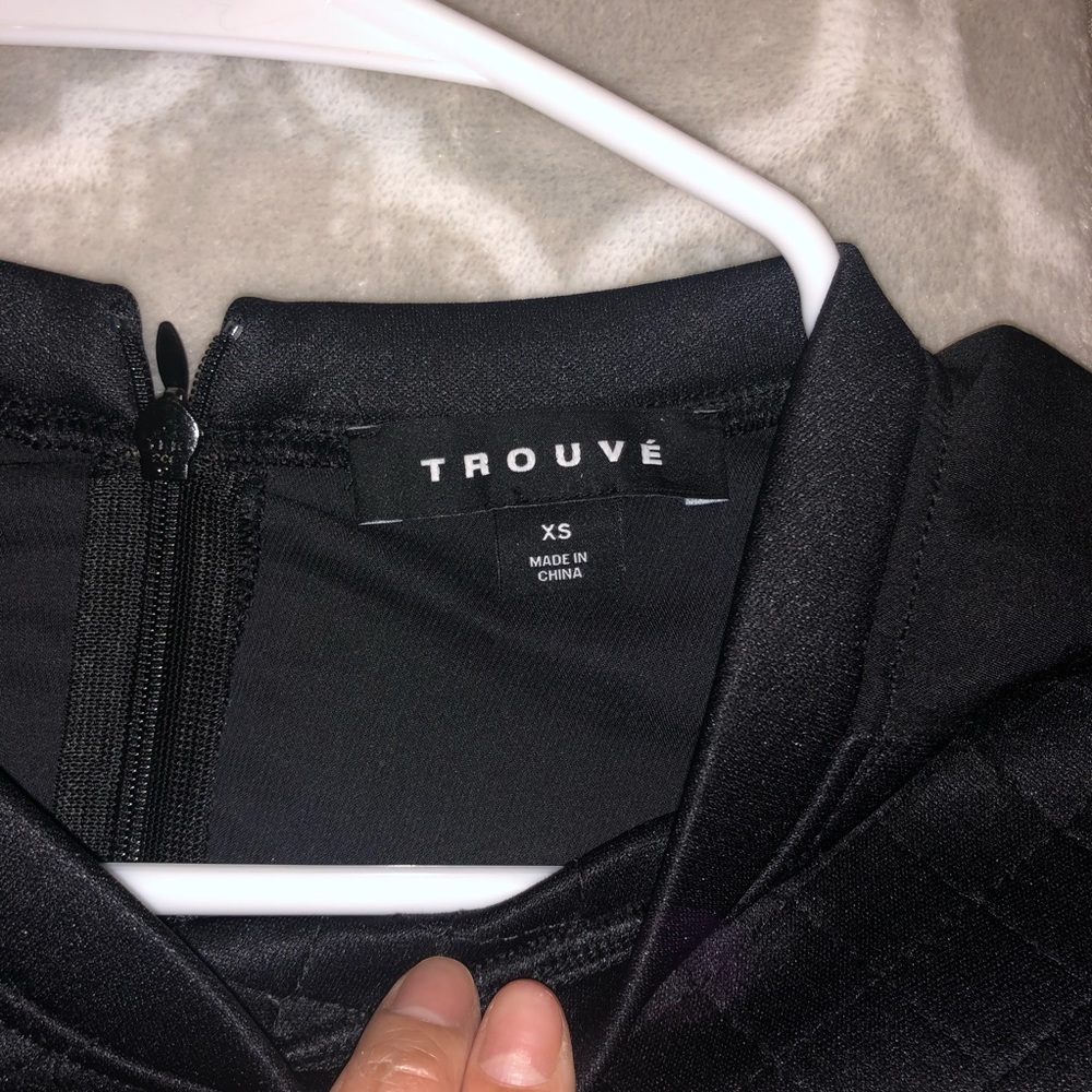 Trouve Long sleeve black shirt/sweater